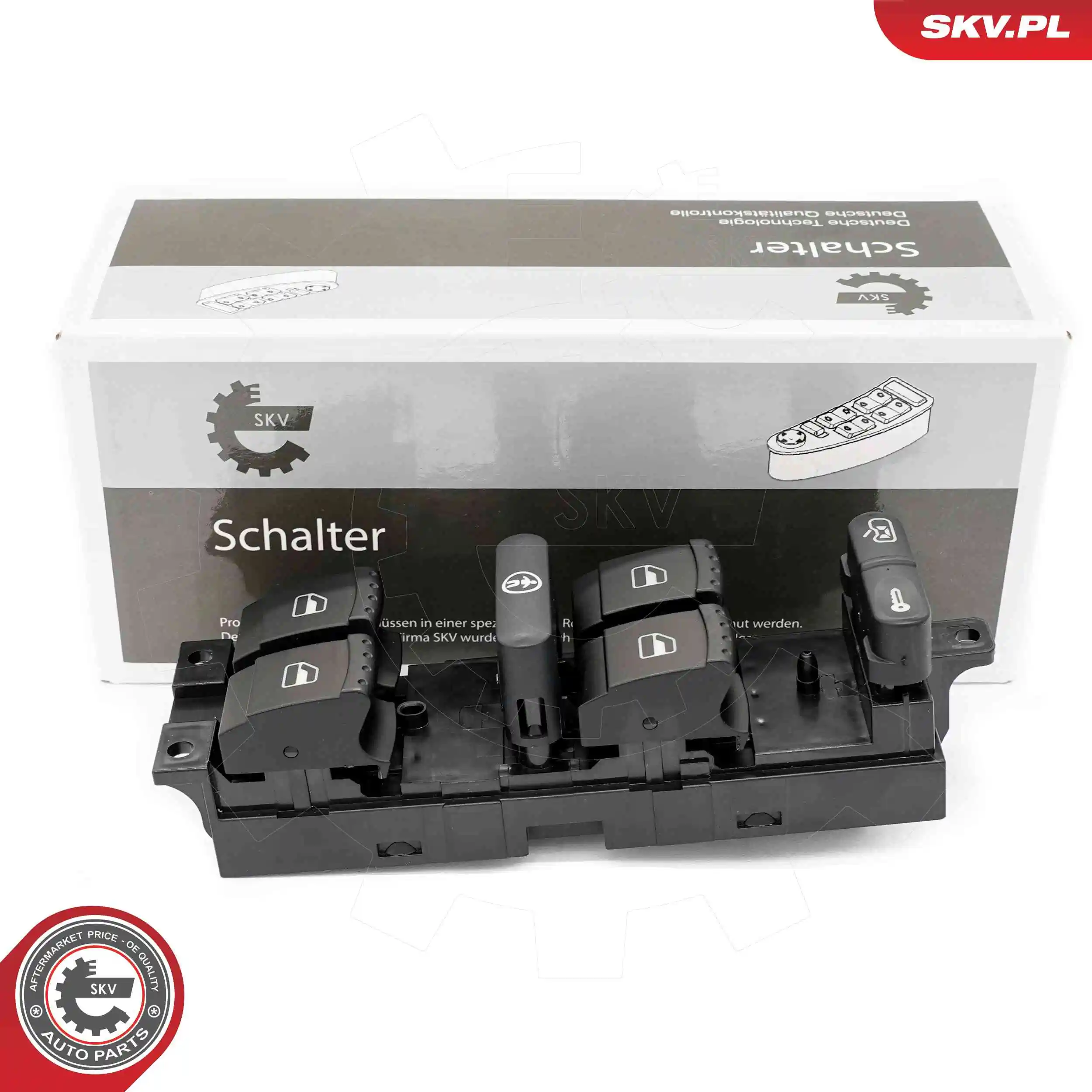 Switch, window regulator